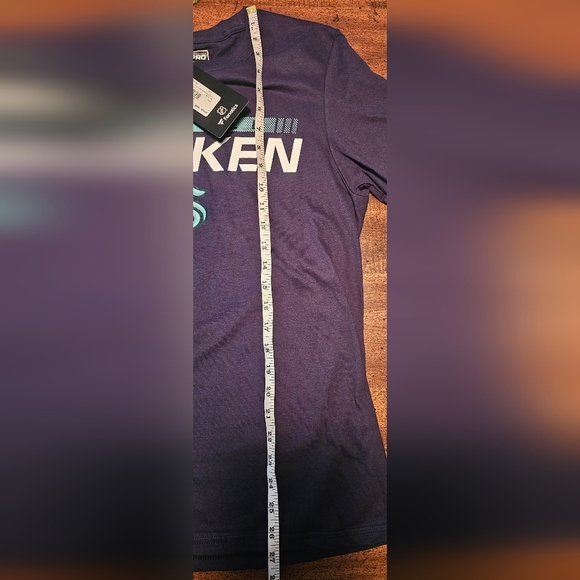 Fanatic's Men's Deep Sea Blue Seattle Kraken Authentic Pro Team Core Shirt Small - Picture 12 of 12